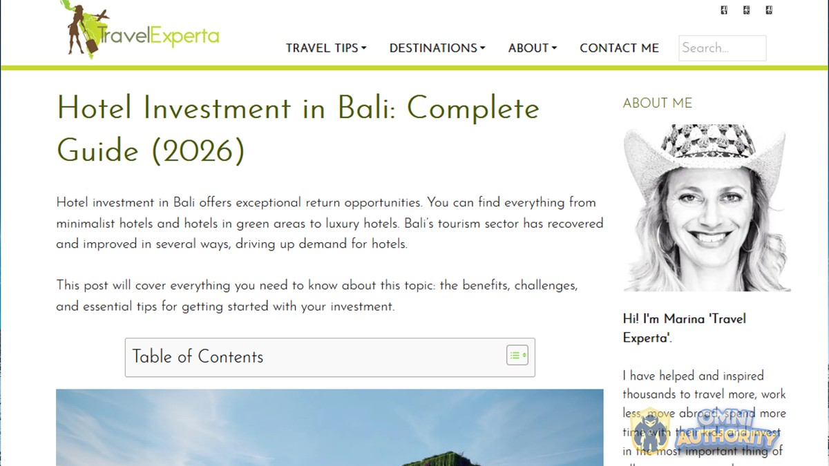 Contoh tampilan artikel brand pada media online